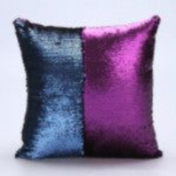 Purple/Blue Color Changing Mermaid Pillow Cover - AttractionOil.com
