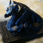 Celtic Dragon Box Top Figurine - AttractionOil.com