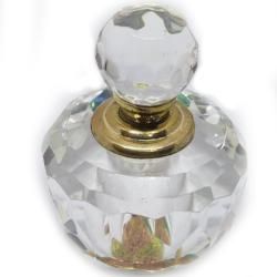 Crystal & Gold Bottle filled with Pheromone 4X Oil - AttractionOil.com