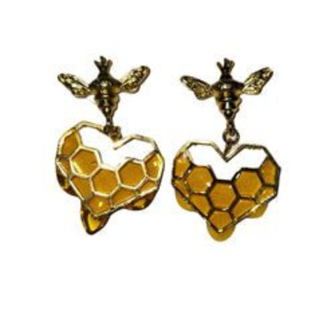 Dripping Honeycomb Earrings - AttractionOil.com