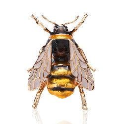Enamel Bumblebee Brooch Pin - AttractionOil.com
