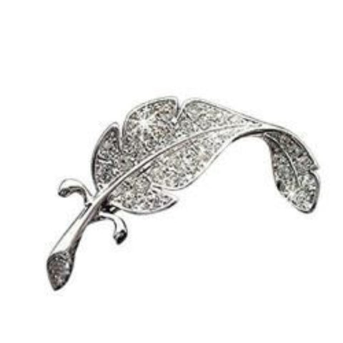 Feather Brooch Pin - AttractionOil.com