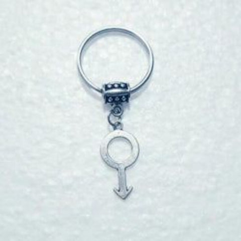 Gender Symbol Silver Keychain - AttractionOil.com