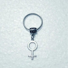 Gender Symbol Silver Keychain - AttractionOil.com