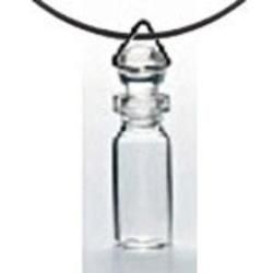 Glass Bottle Charm Pendant filled with 4X Pheromone Oil - AttractionOil.com