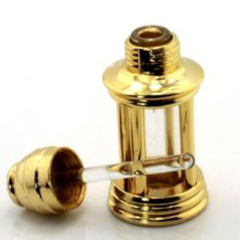 Gold Hourglass Lantern Style Bottle Filled with Pheromones - AttractionOil.com