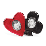 Heart and Club Photo Frame - AttractionOil.com