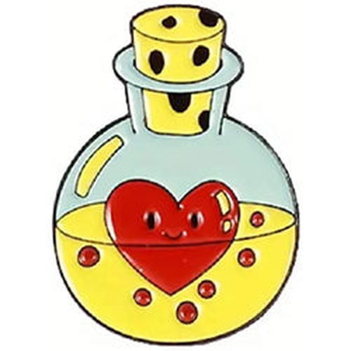 Heart in a Bottle Cute Pin - AttractionOil.com