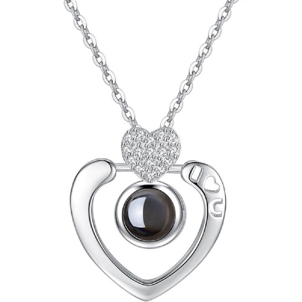 "I Love You" in 100 Languages Heart Necklace - AttractionOil.com