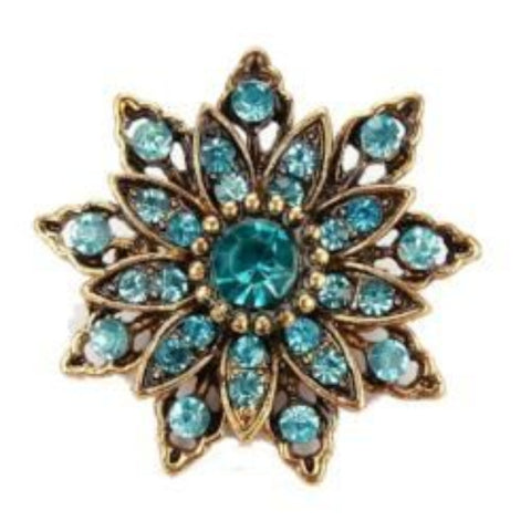 Ice Queen Crystal Star Brooch - AttractionOil.com