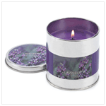 Lavender Scent Tin Candle - AttractionOil.com