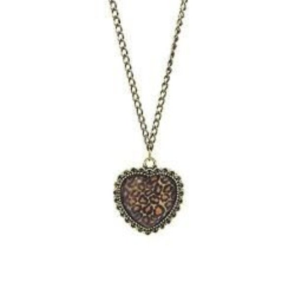 Leopard Heart Necklace - AttractionOil.com
