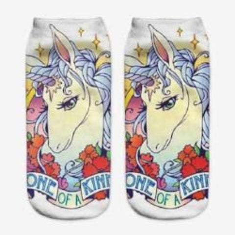 One of a Kind Unicorn Socks - AttractionOil.com