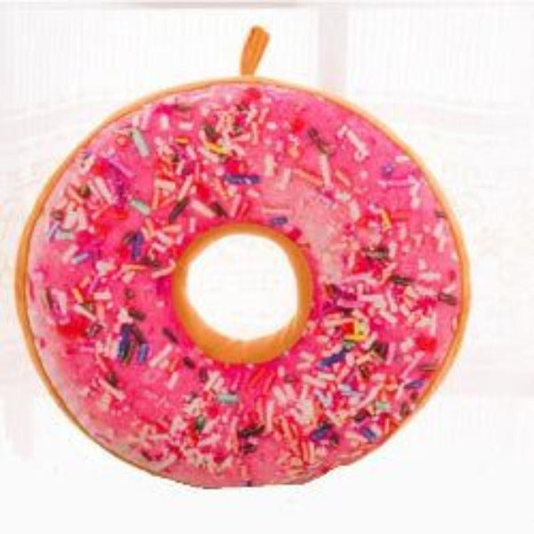 Pink Donut With Sprinkles Pillow Cover - AttractionOil.com