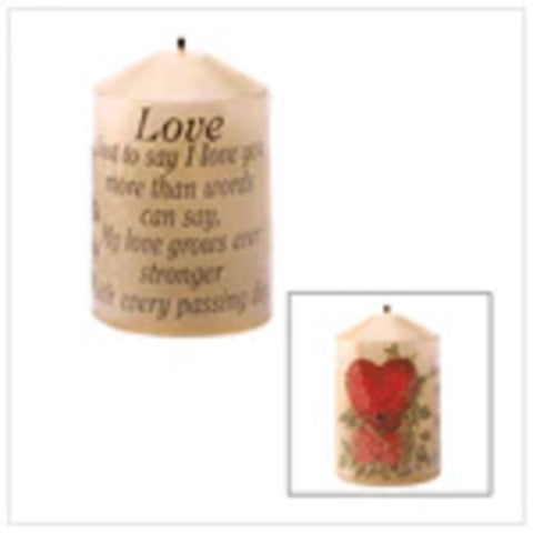 Poetic Love Mini Candle