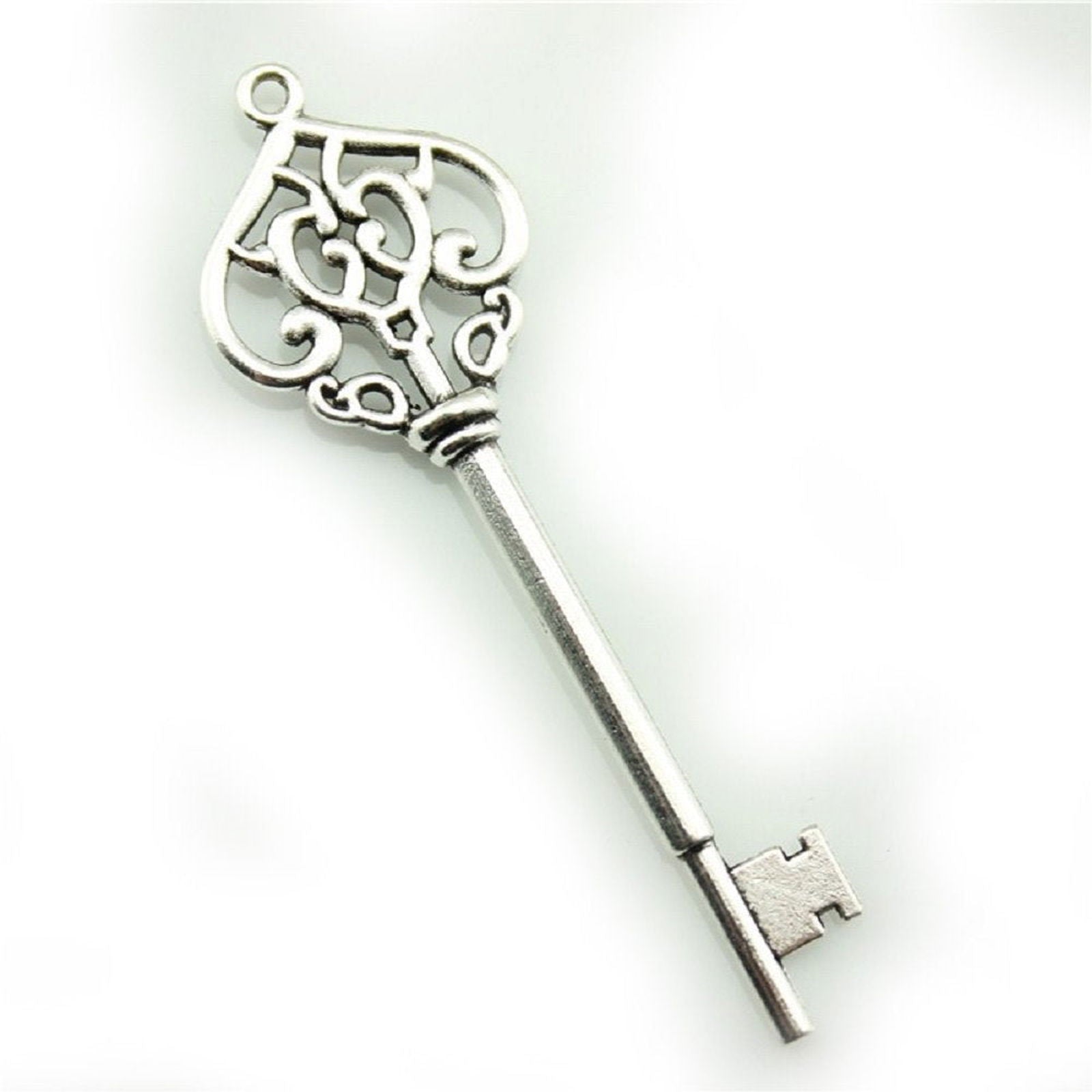 Silver Key Necklace - AttractionOil.com