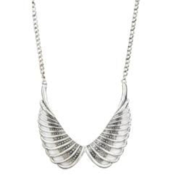Silver Wings Necklace - AttractionOil.com