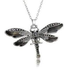 Stained Glass Dragonfly Necklace - AttractionOil.com