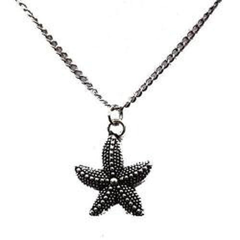 Starfish Silver Pendant Necklace - AttractionOil.com