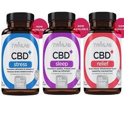 Twinlab CBD+ Capsules 15mg 30 Count - AttractionOil.com