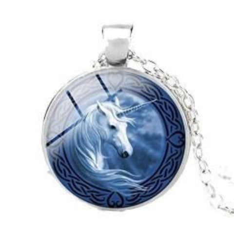 Unicorn Celtic Knot Pendant Necklace - AttractionOil.com