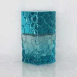 Water Cube Glass Bottle filled with 4X Pheromone Oil - AttractionOil.com