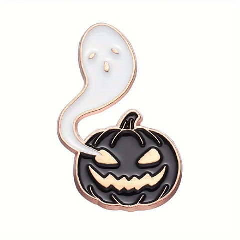 Ghost Pumpkin Enamel Pin